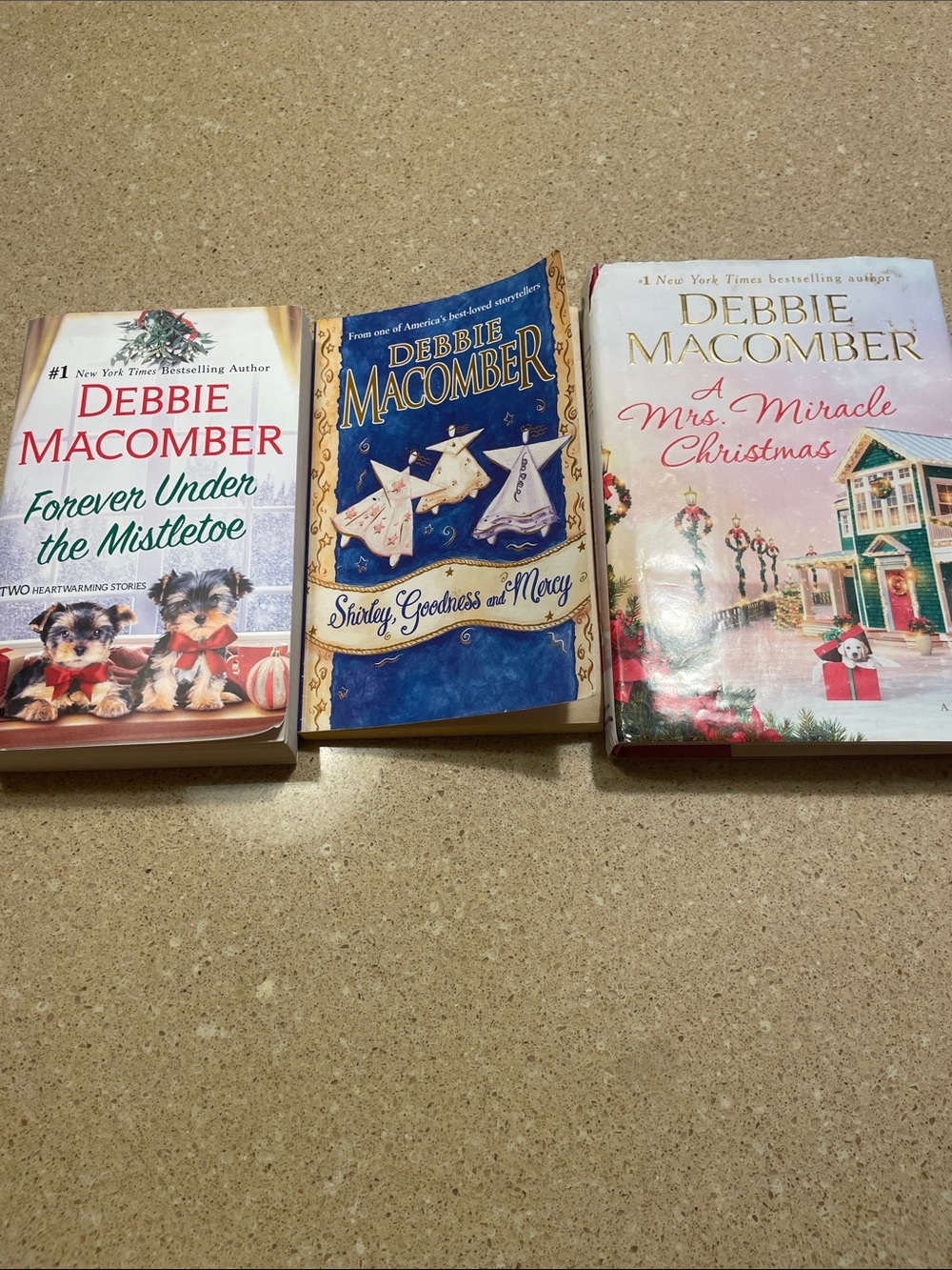 Debbie Macomber Holiday Book Set - Blue, White, Cream Covers